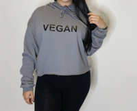 Vegan Cropped Hoodie