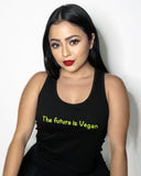 The Future is Vegan Crop Tank Top