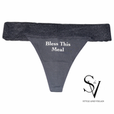 Bless This Meal- Black Lace
