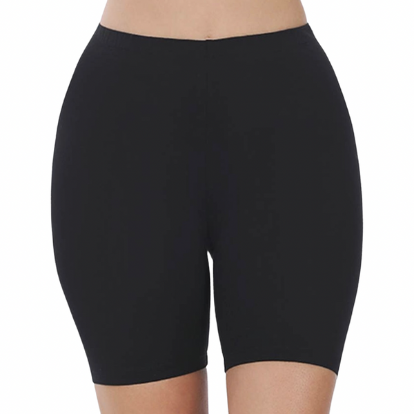 Black Biker Shorts- Premium Cotton