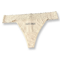 Always Hungry Beich Lace Thong