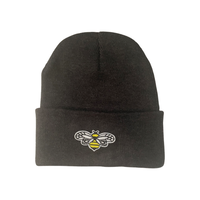 Dark Grey Beanie Bee