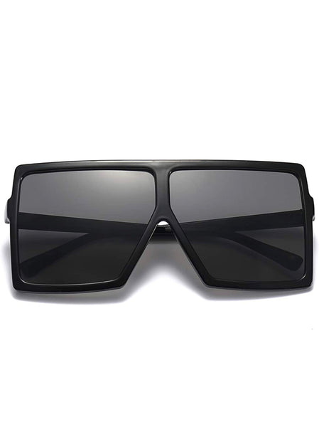 Square Black Sunglasses Big frame